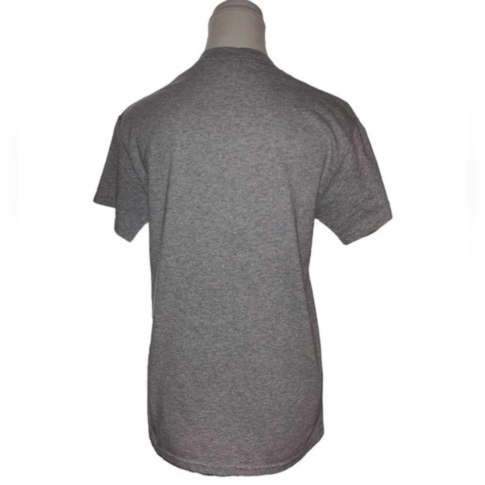 Gildan EUC Grey French Bulldog Shirt - Picture 3 of 4